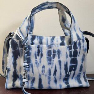 Vince Camuto Eliza Genuine Leather Shibori Tie Dye Bag
